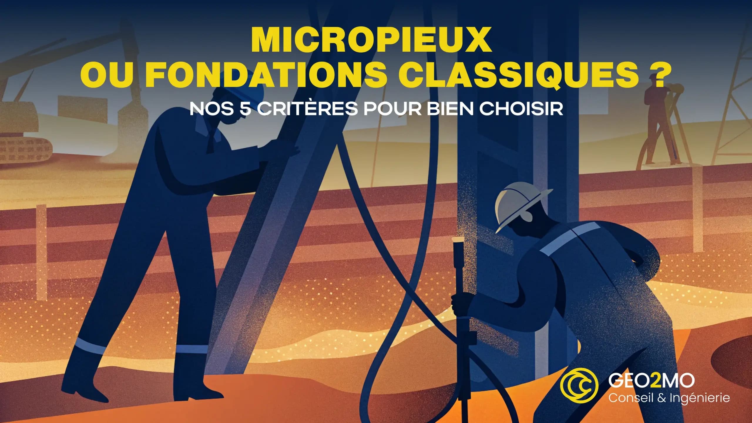 Micropieux ou fondations classiques ? nos 5 critères pour bien choisir