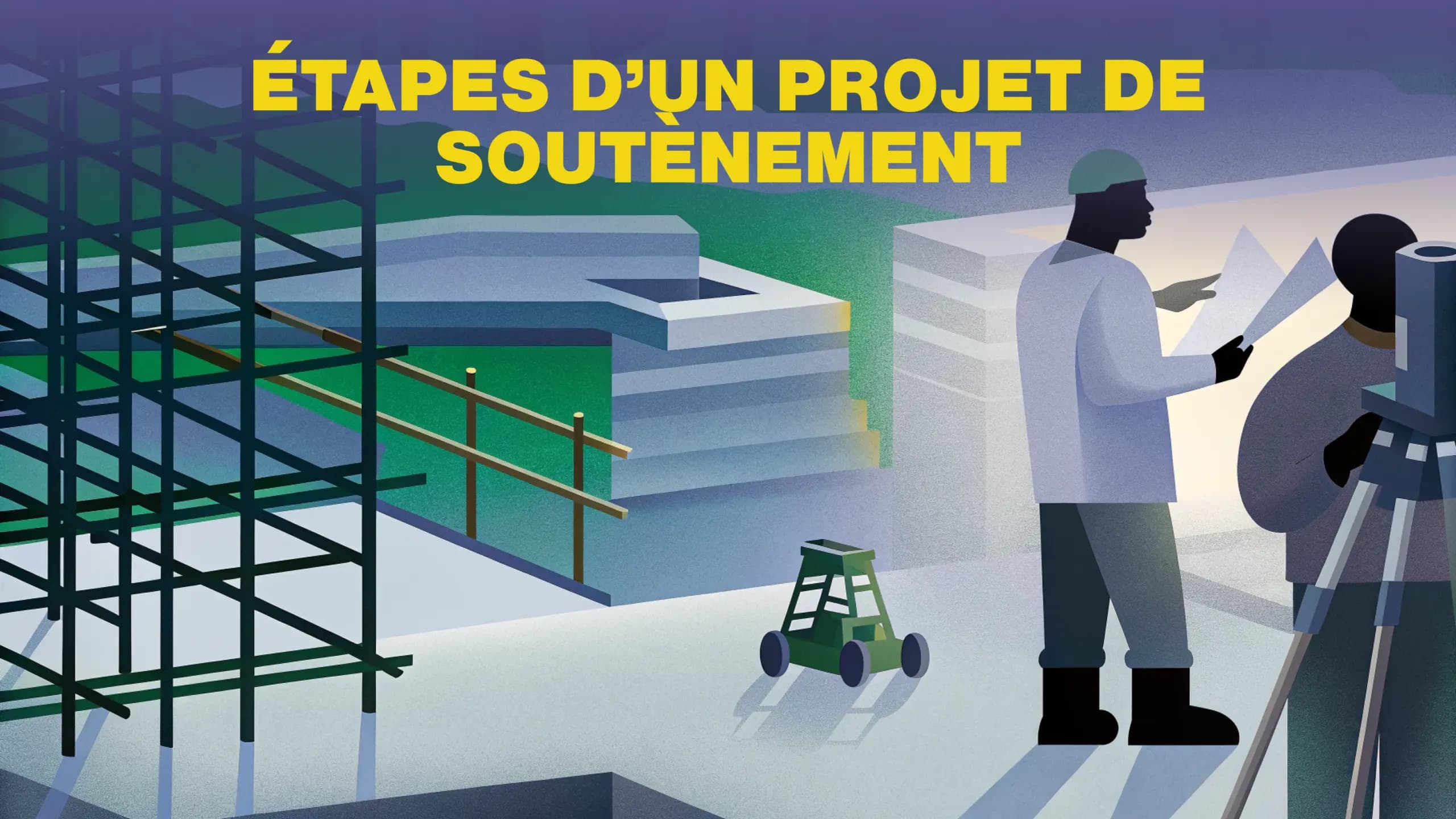 étapes d’un projet de soutènement banner
