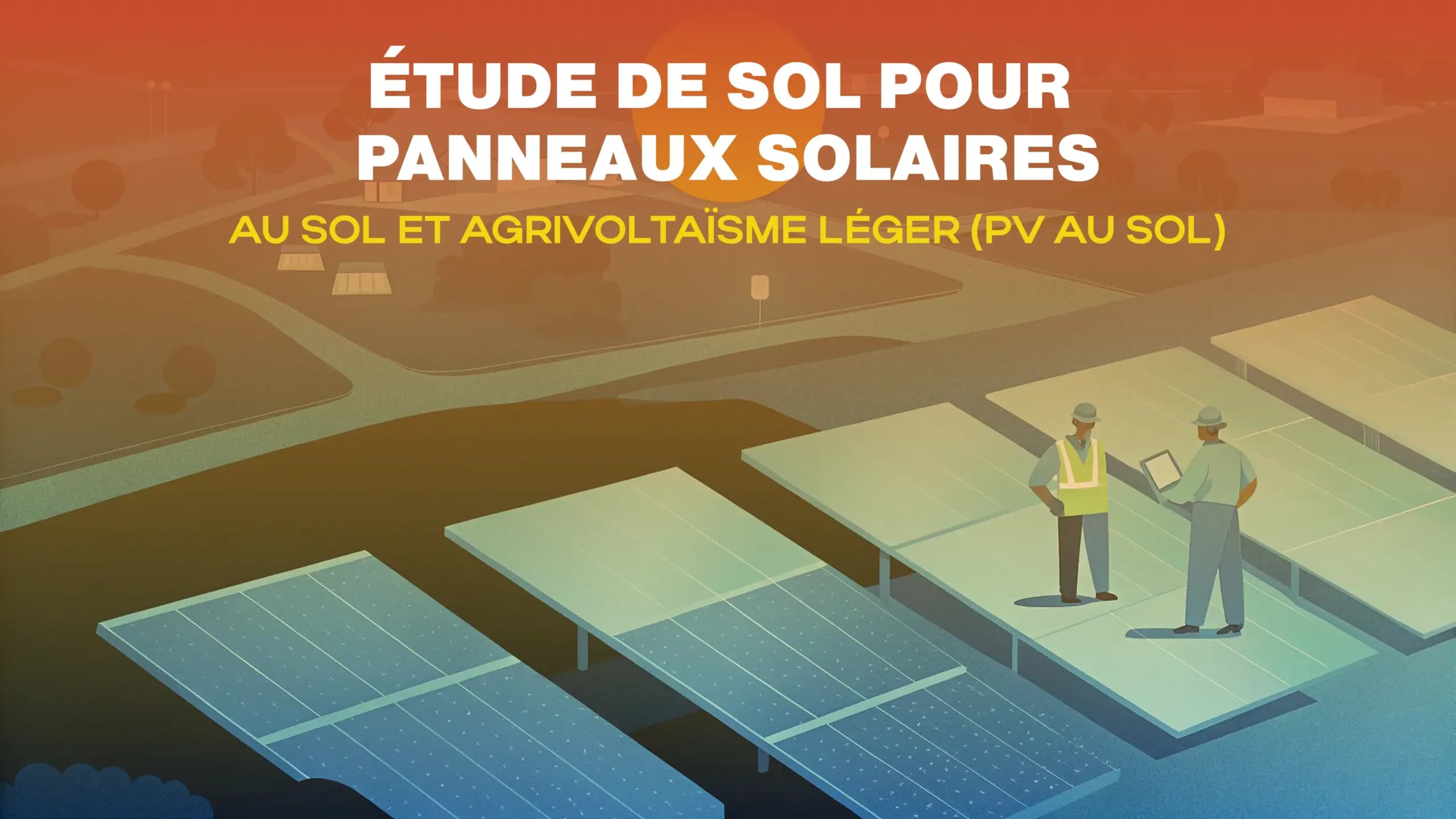 au sol et agrivoltaïsme léger (PV au sol) banners