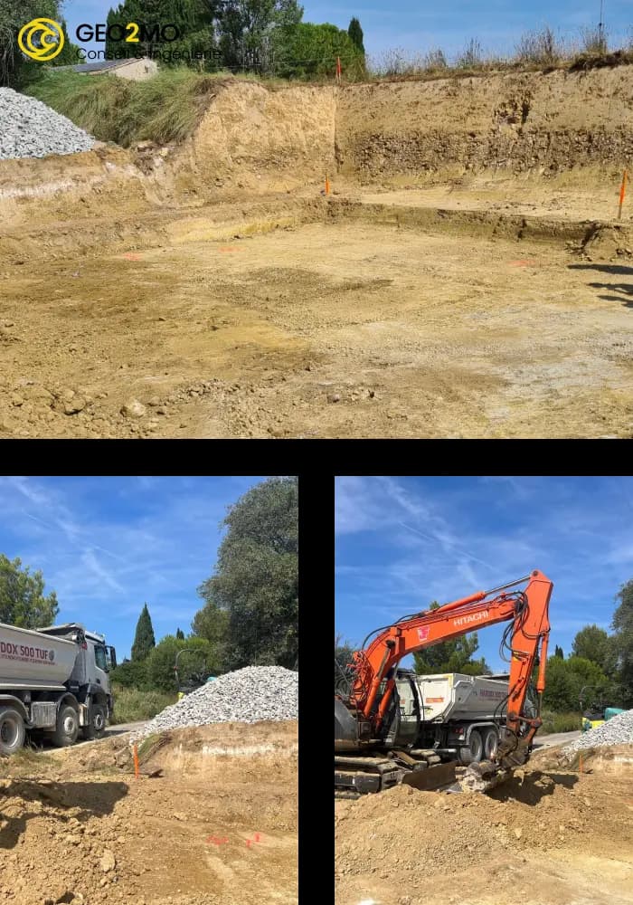 Suivi G3 à Saint-Drézéry : Construction d'un poste de refoulement