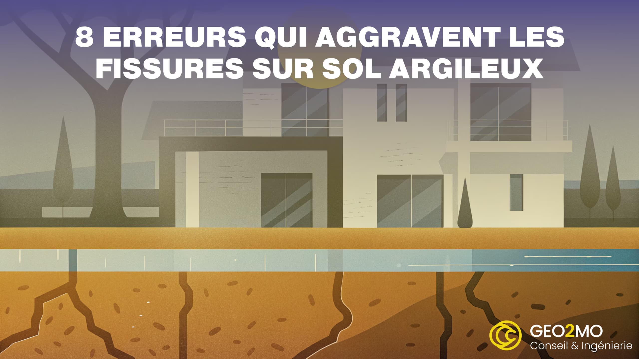 8 erreurs qui aggravent les fissures sur sol argileux