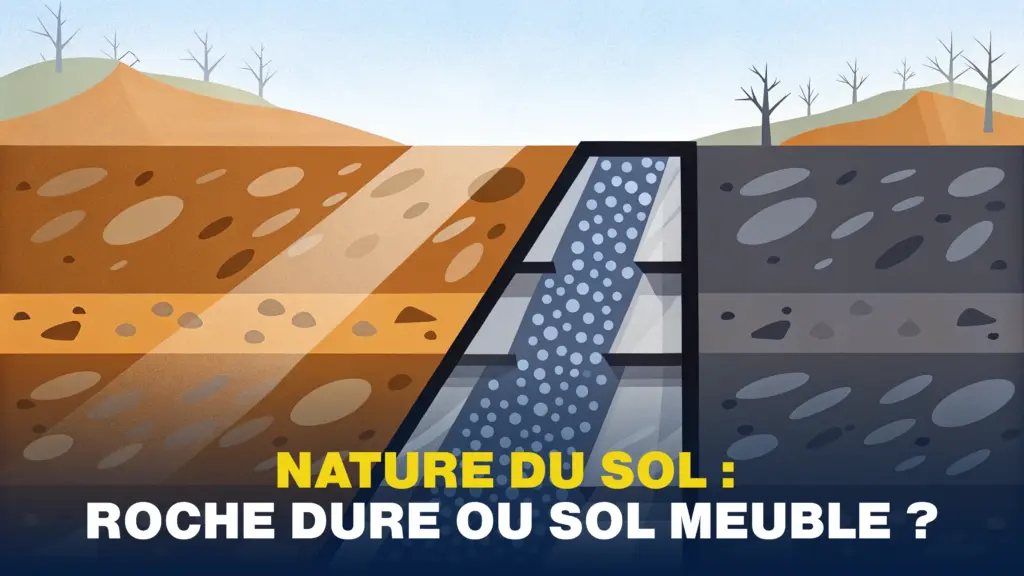 Nature du sol _ roche dure ou sol meuble _