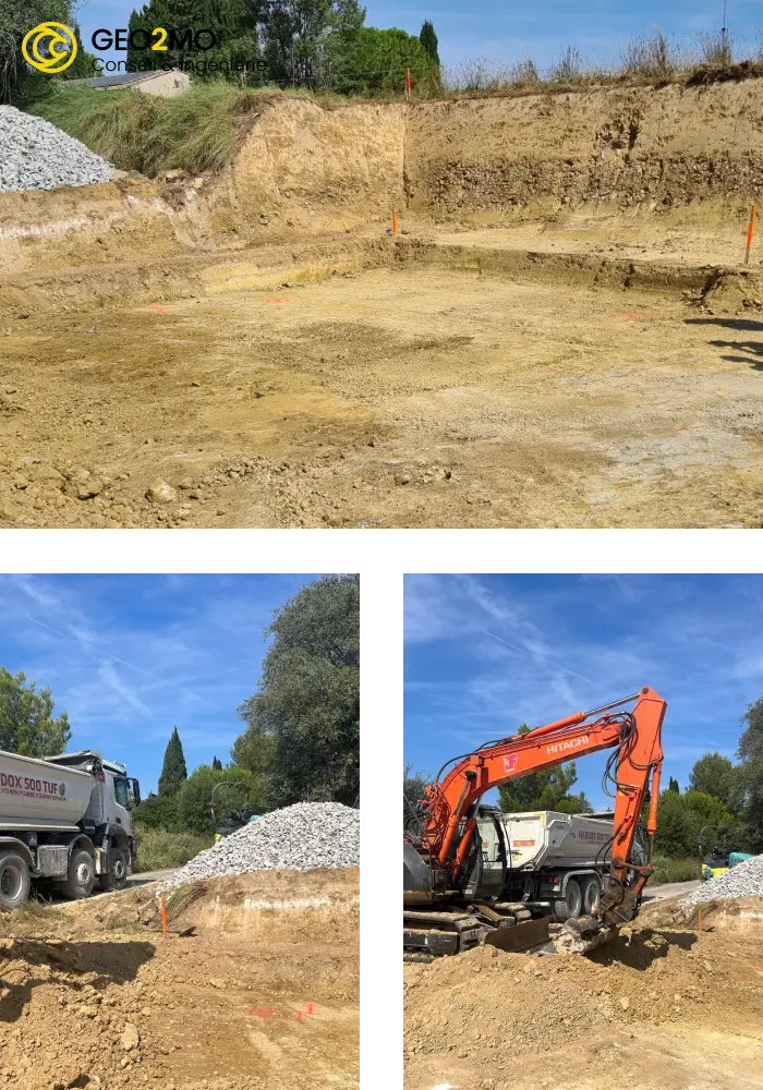 Suivi G3 à Saint-Drézéry : Construction d'un poste de refoulement