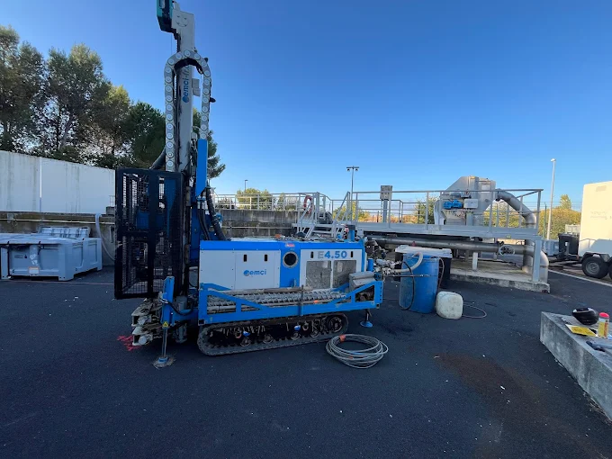 Reconnaissances géotechniques possibles sur ouvrage existant